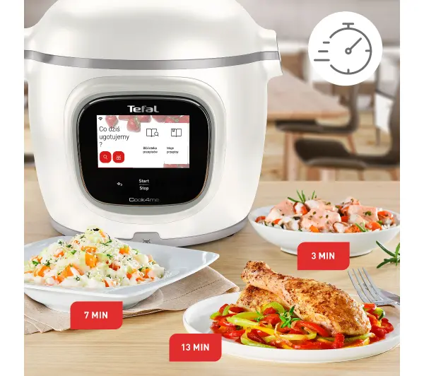 Tefal Cook4me Touch Pro CY9431 1600W 6l Kosz do gotowania na parze - ⚡ EURO HIT CENOWY! ⚡ - Kup na Raty - RRSO 0%
