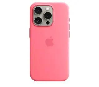 Apple Silicone Case do iPhone 15 Pro Różowy