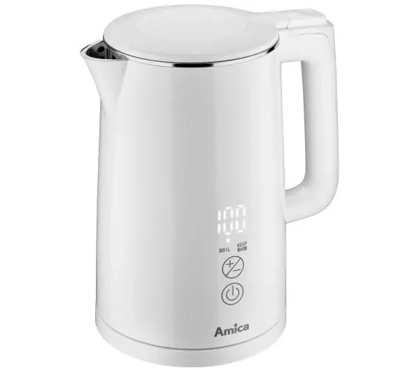 Czajniki elektryczne - Amica KF 6011 Digital 1,5l 2200W