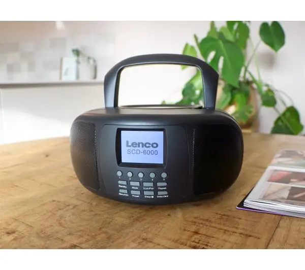 Lenco SCD-6000BK Bluetooth Czarny - Kup na Raty - RRSO 0%