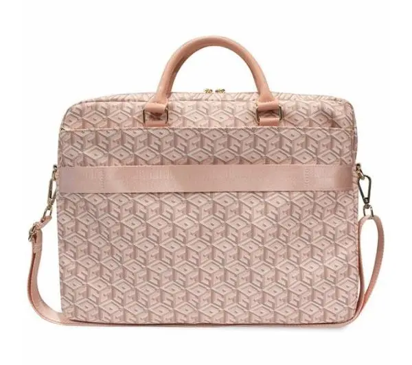 Guess GCube Stripes GUCB15HGCFSEP 16" Różowy