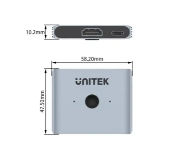 Unitek V1163A HDMI 2.1 8K 2na1