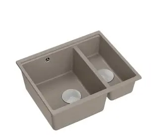 Quadron LOGAN 150 HCQL5646U4-BS_I Granitowy Soft taupe/Stal szlachetna - TRZECI -55%, ALBO 5-TY ZA 1ZŁ - Kup na Raty - RRSO 0%
