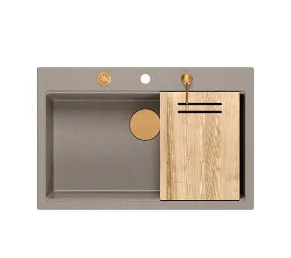 Quadron MARC 110 HQM7650U4_PVDC1 Granitowy Soft taupe/Miedziany - TRZECI -55%, ALBO 5-TY ZA 1ZŁ - Kup na Raty - RRSO 0%