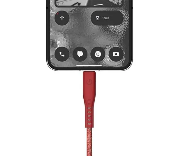 Energea Flow USB-C - USB-C 1,5m 240W 5A PD Fast Charge Czerwony