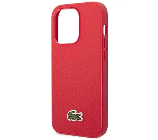 Lacoste Iconic Petit Pique do iPhone 14 Pro Max Czerwony