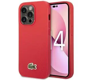 Lacoste Iconic Petit Pique do iPhone 14 Pro Max Czerwony