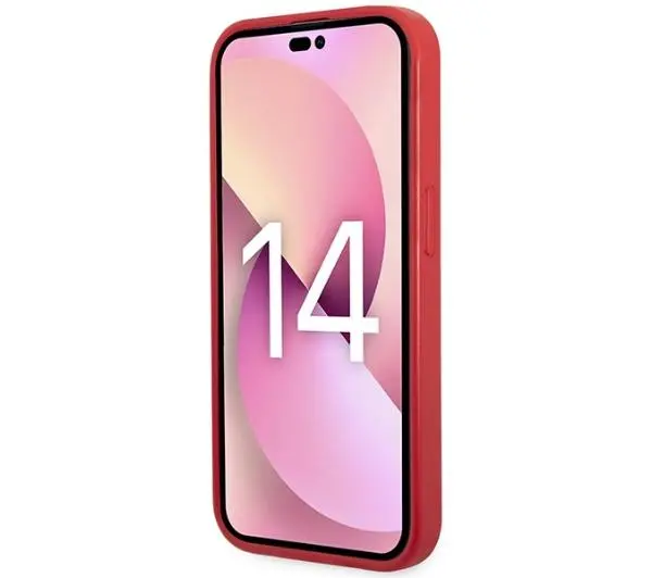 Lacoste Iconic Petit Pique do iPhone 14 Pro Max Czerwony