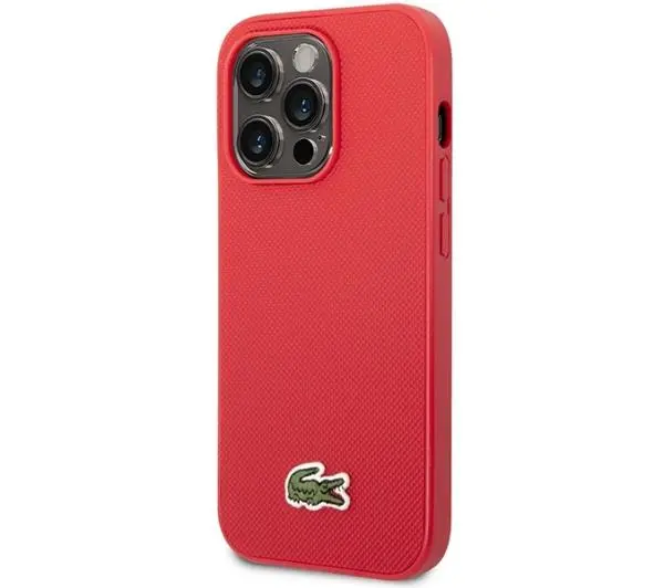 Lacoste Iconic Petit Pique do iPhone 14 Pro Max Czerwony