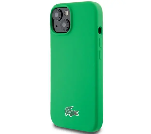 Lacoste Silicone MagSafe do iPhone 15 Plus Zielony
