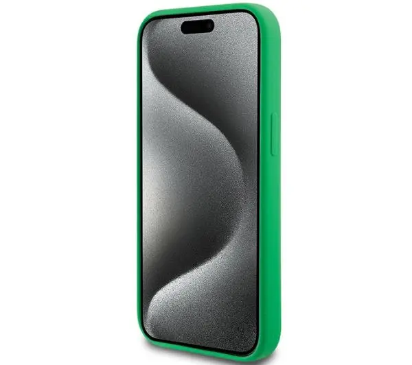 Lacoste Silicone MagSafe do iPhone 15 Plus Zielony