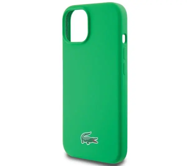 Lacoste Silicone MagSafe do iPhone 15 Plus Zielony