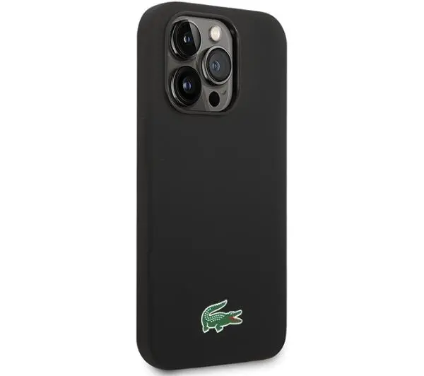 Lacoste Silicone MagSafe do iPhone 15 Pro Max Czarny