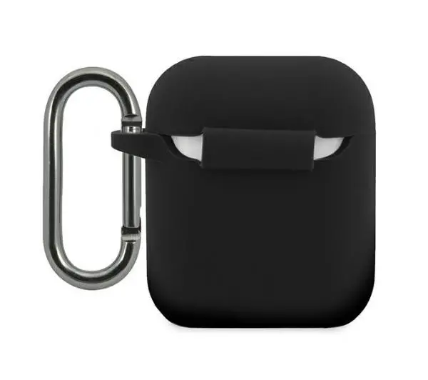 Lacoste LCA2SK Case Silicone  do AirPods 1/2 Czarny