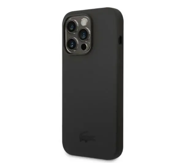 Lacoste Silicone do iPhone 14 Pro Czarny