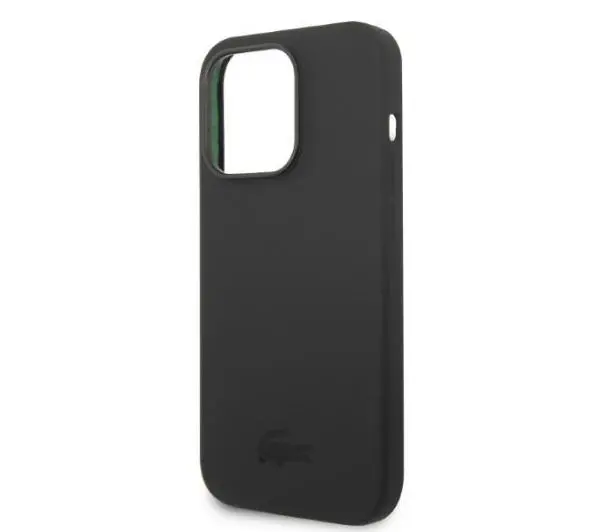 Lacoste Silicone do iPhone 14 Pro Czarny