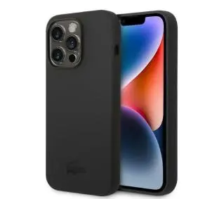 Lacoste Silicone do iPhone 14 Pro Czarny