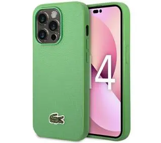 Lacoste LCHMP14XPVCN Hardcase Iconic Petit Pique MagSafe do iPhone 14 Pro Max Zielony