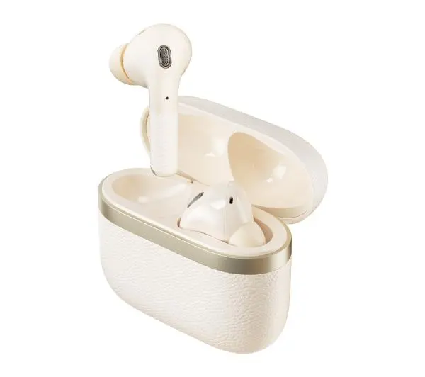 Edifier W260NC ANC Dokanałowe Bluetooth 5.3 Beżowy