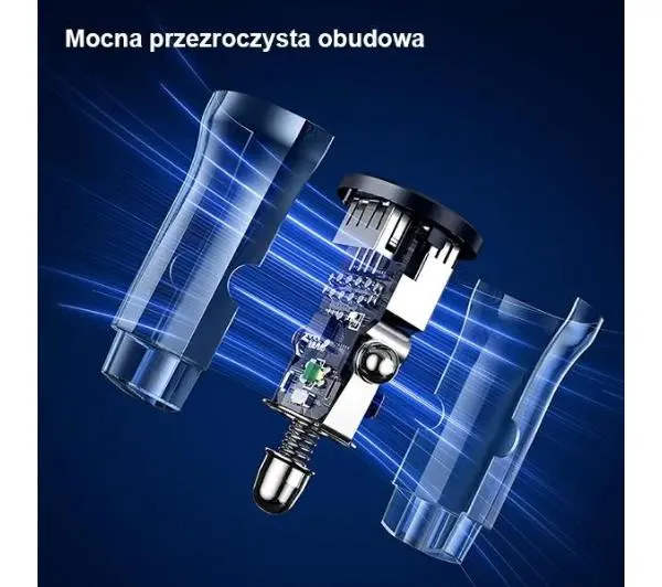 USAMS C31 2xUSB-A Fast Charge 3A Czarny