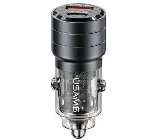 USAMS C36 USB+USB-C Fast Charge 95W Czarny