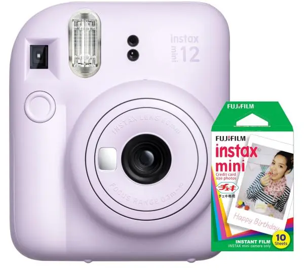 Fujifilm Instax Mini 12 Purpurowy + wkłady 10szt