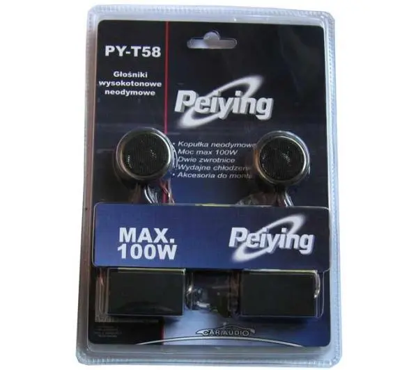 Peiying PY-T58 + zwrotnice