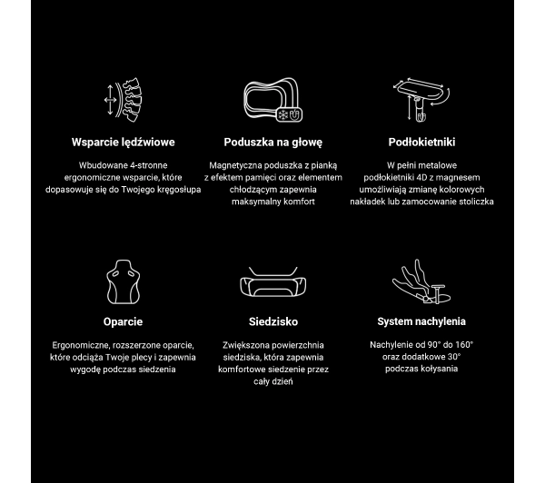 Anda Seat Kaiser 3 XL Gamingowy do 200kg Skóra ECO Czarny - Kup na Raty - RRSO 0%