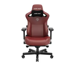 Anda Seat Kaiser 3 L Gamingowy do 150kg Skóra ECO Bordowy - Kup na Raty - RRSO 0%