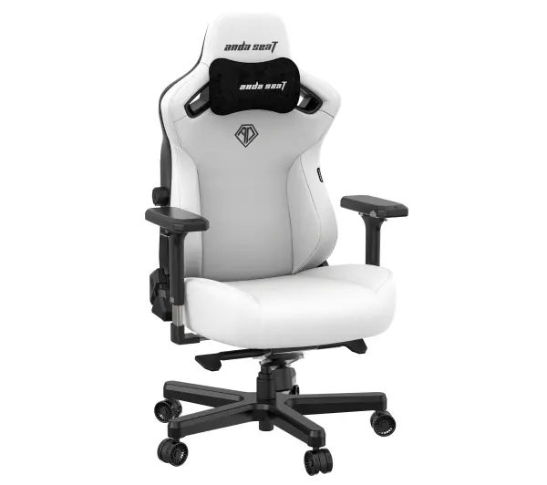 Anda Seat Kaiser 3 L Gamingowy do 150kg Skóra ECO Biały - Kup na Raty - RRSO 0%