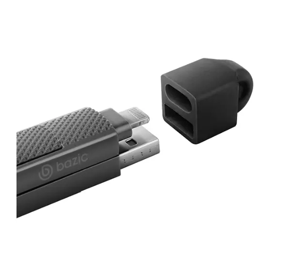 Energea Bazic 4w1 USB-A/USB-C - USB-C/Lightning 1m Czarny