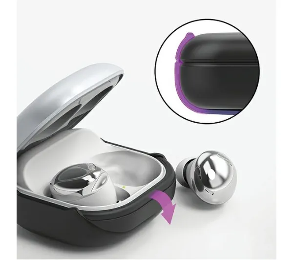 Araree Bean do Sam Galaxy Buds Live / Pro / Fe / Buds Core Czarny