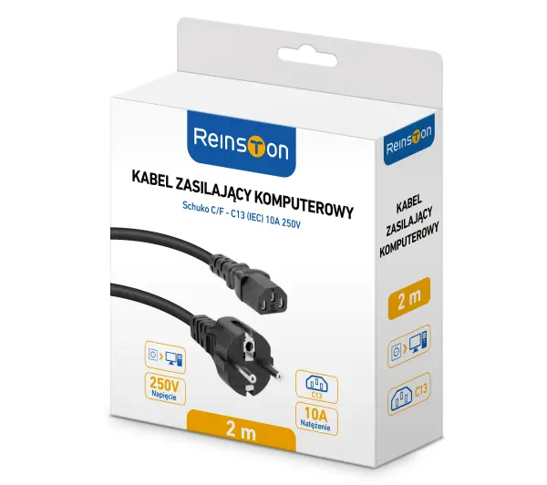 Reinston EKZ01 2m Czarny