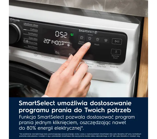 Electrolux 700 SteamCare EW7F5612QP Funkcje AI 10kg 1600obr/min Zdalne sterowanie UniversalDose - TRZECI -55%, ALBO 5-TY ZA 1ZŁ - Kup na Raty - RRSO 0%