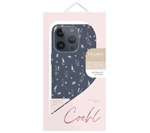 UNIQ Coehl Prairie do iPhone 15 Pro Granatowy