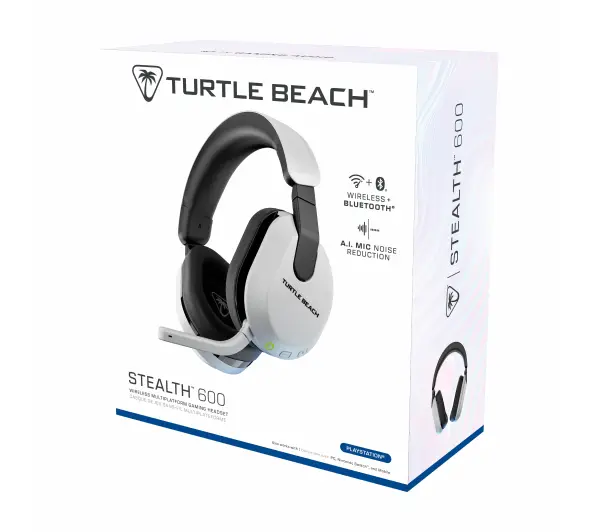 Turtle Beach Stealth 600 PlayStation Gen3 Nauszne Biały