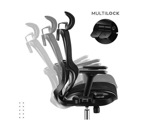 Mark Adler Expert 6.2 Biurowy do 150kg Tkanina Czarny - Kup na Raty - RRSO 0%