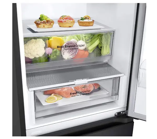 LG GBV3200DEP Pełny No Frost 203cm Komora świeżości Ciemny grafit mat - Kup na Raty - RRSO 0%