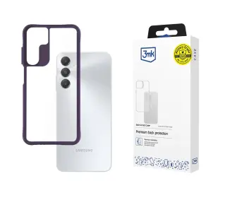 3mk Satin Armor Case+ do Samsung Galaxy A15 5G Przezroczysty-fioletowy