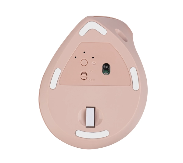 Reinston EMB07E bezprzewodowa ergonomiczna Różowy