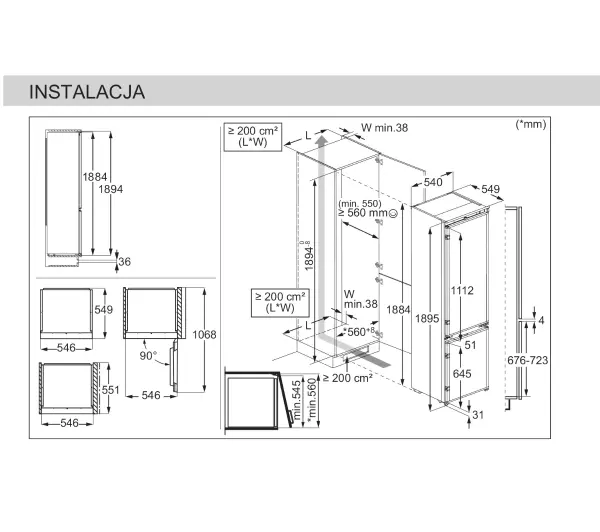 Electrolux 600 E6MNCE19S Zamrażarka No Frost 188,4cm - TRZECI -55%, ALBO 5-TY ZA 1ZŁ - Kup na Raty - RRSO 0%