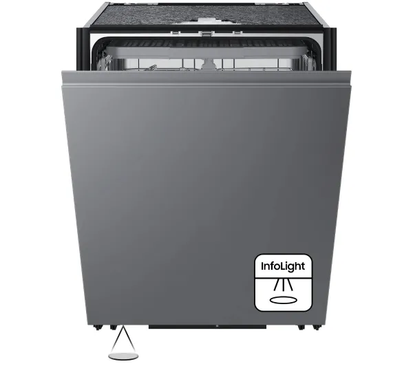 Zmywarki do zabudowy - Samsung DW60DG770I00U1 59,5cm Funkcje AI Automatyczne otwieranie drzwi Szuflada na sztućce Zdalne sterowanie