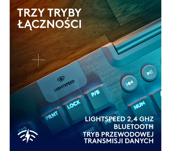 Logitech G915 X Lightspeed Tactile US INTL Biały - Kup na Raty - RRSO 0%