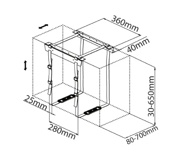 Techly ICA-CS 60 Czarny