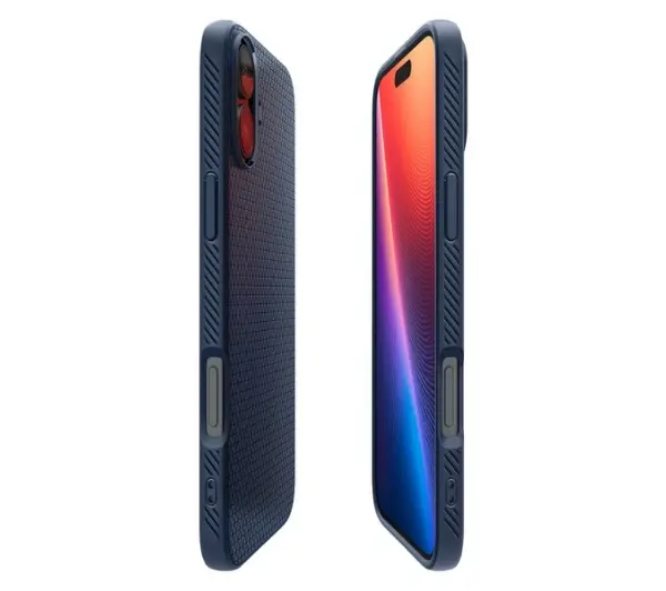 Spigen Liquid Air do iPhone 16 Granatowy