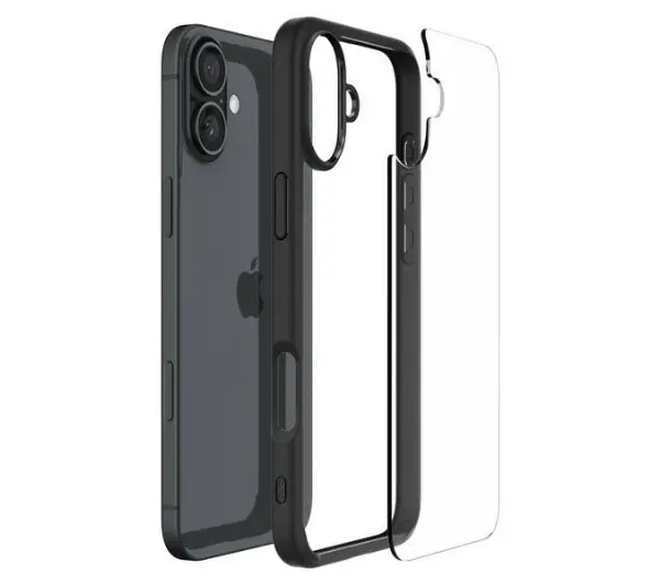 Spigen Ultra Hybrid do iPhone 16 Czarny