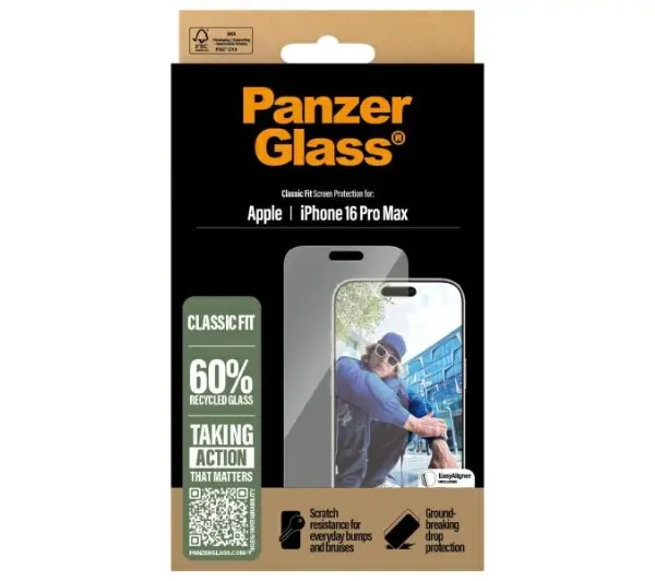 PanzerGlass Screen Protector do iPhone 16 Pro Max