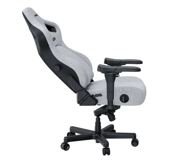 Anda Seat Kaiser 4 XL Gamingowy do 200kg Tkanina Lniana Szary - Kup na Raty - RRSO 0%