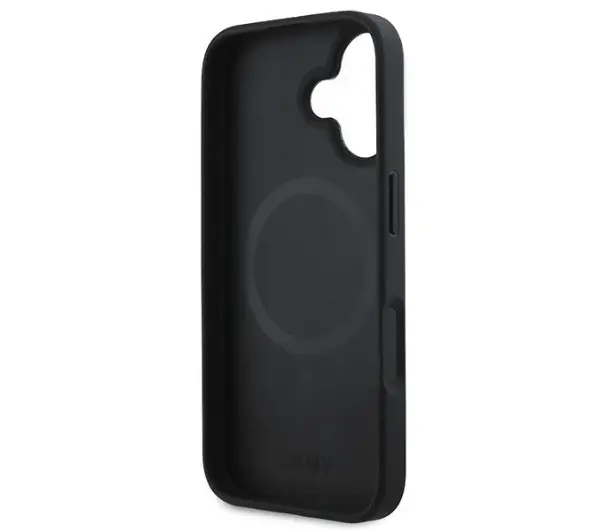 DKNY Checkered Pattern MagSafe do iPhone 16 Plus Czarny