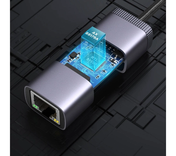 UGREEN CM483 USB-C do RJ45 Szary